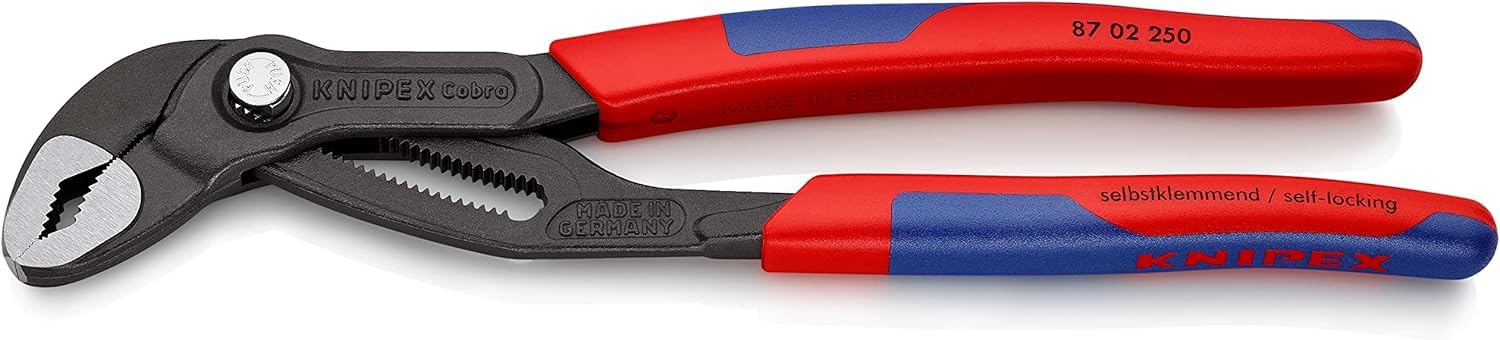 Knipex 87 02 250 Water Pump Pliers "Cobra" 9,84" with soft handle