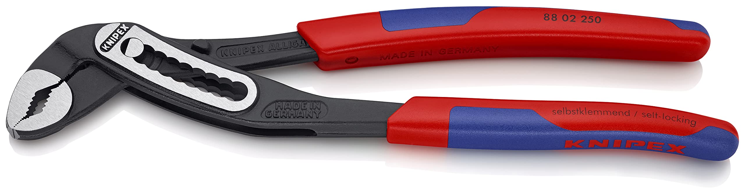 Knipex 88 02 250 Water Pump Pliers "Alligator" 9,84" with soft handle