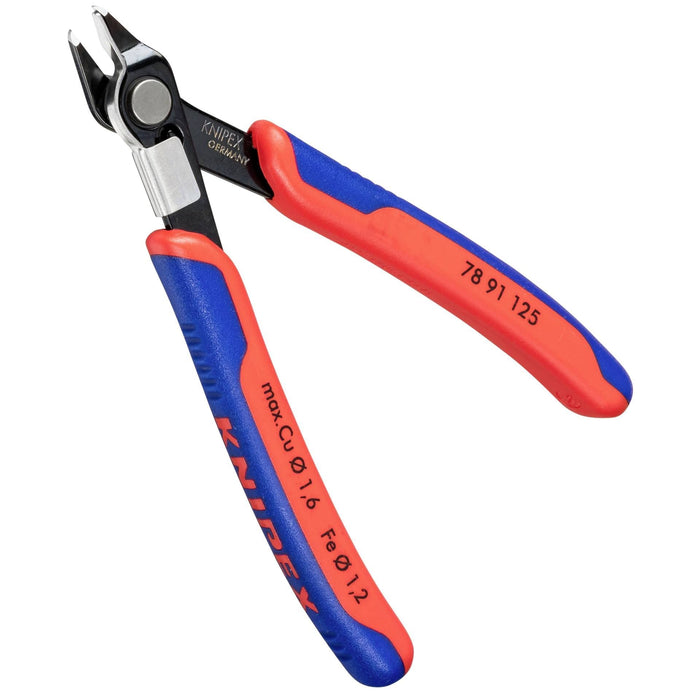 Knipex 78 91 125 Electronics Cutter "Super-Knips" 4,92" with lead catcher