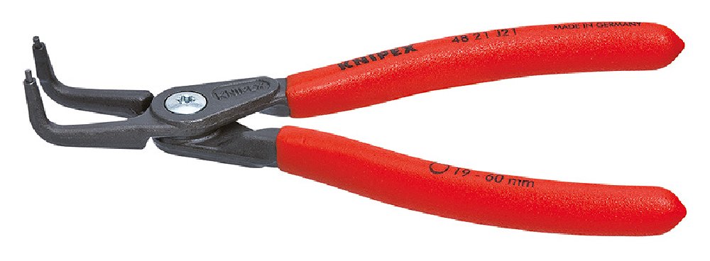 Knipex 48 21 J41 SB Precision Circlip Pliers 5, 91-5, 51" 90° Angled