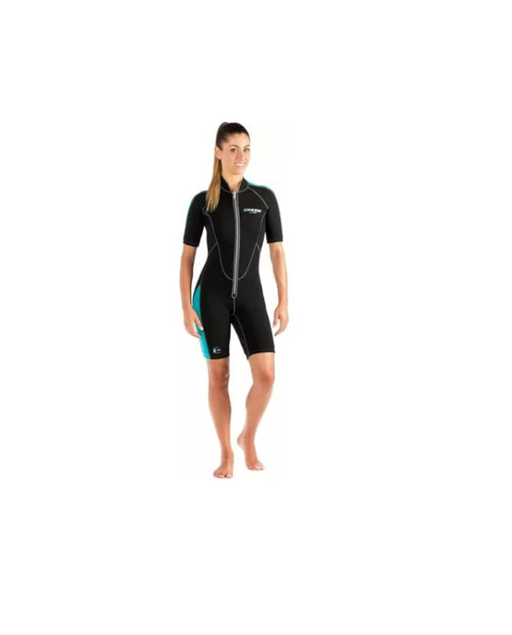 Cressi Lido Women's Front-Zip Shorty, LG