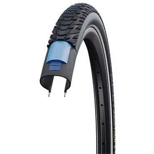 Schwalbe Unisex's Marathon E-Plus Performance Smart Dual Gaurd Twin-Skin Bicycle Tyre, Black, 700x38c