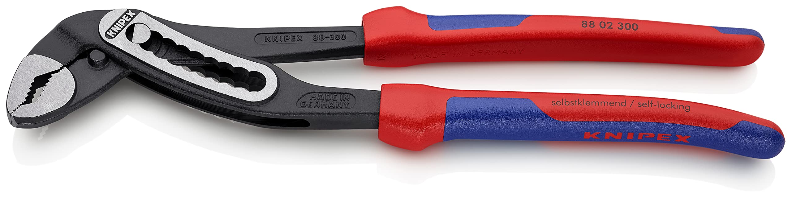 Knipex 88 02 300 Water Pump Pliers "Alligator" 11,81" with soft handle