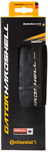 Continental Gator Hardshell Folding Bike Tire - Puncture Protection Replacement Road/Commuter Tire (23c, 25c, 28c, 32c)