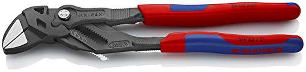Knipex 86 02 250 Pliers Wrenches grey atramentized, with multi-component grips 250 mm