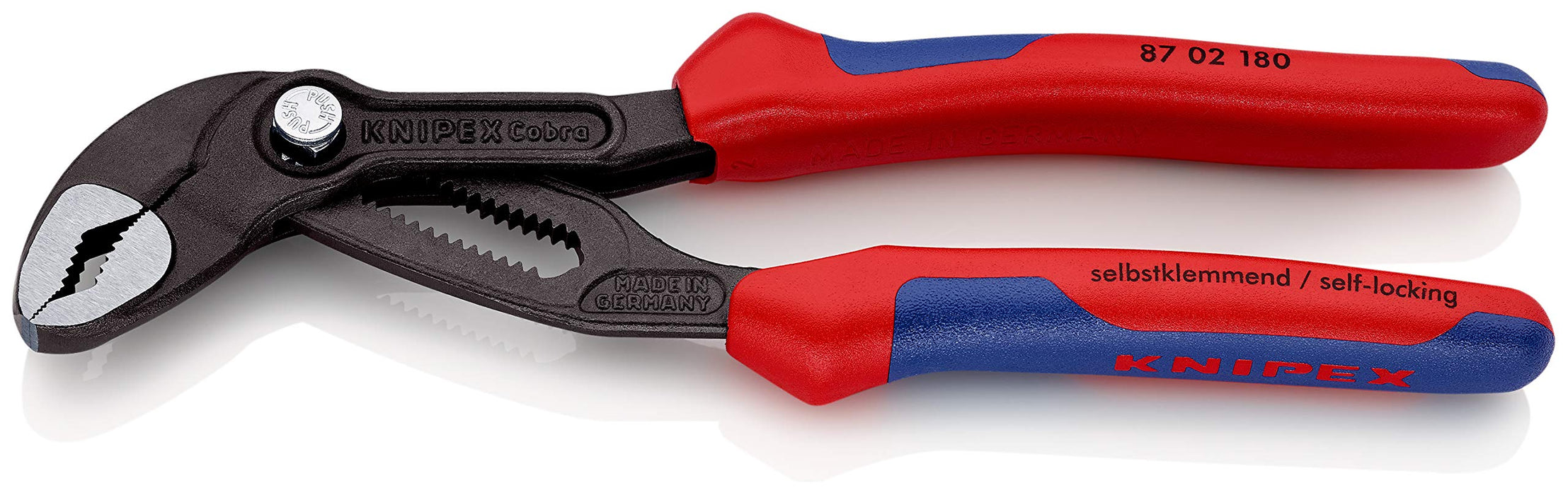 Knipex 87 02 180 SB Water Pump Pliers "Cobra" 7, 09"