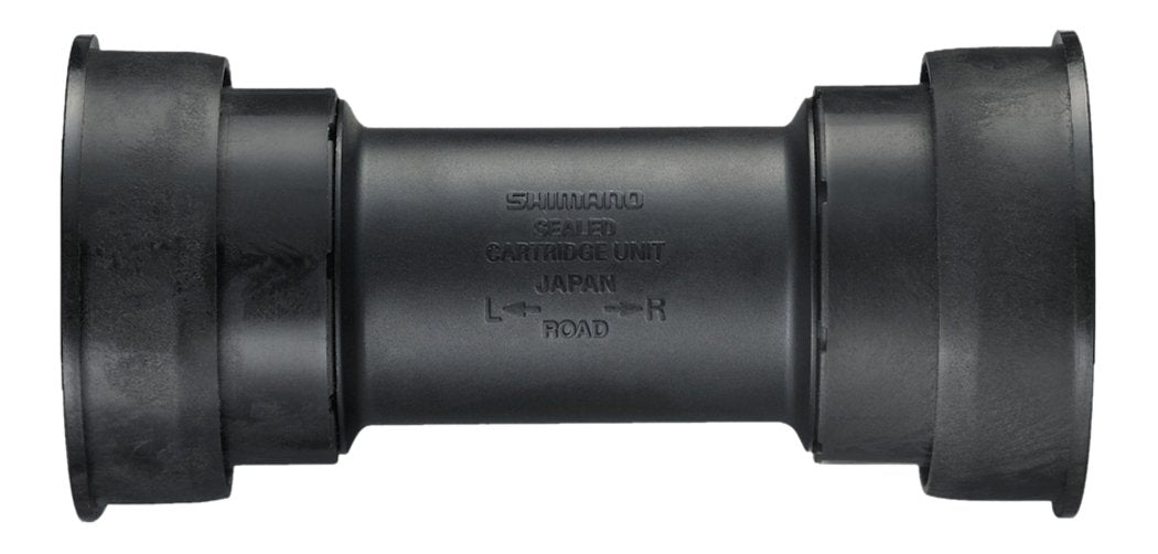 SHIMANO Road Press Fit Italian Thread Bottom Bracket Without Cover - Black,86.5mm