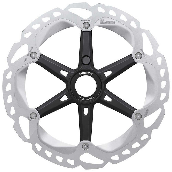 Shimano STEPS RT-EM810 Steps rotor with lockring, Ice Tech, 180 mm