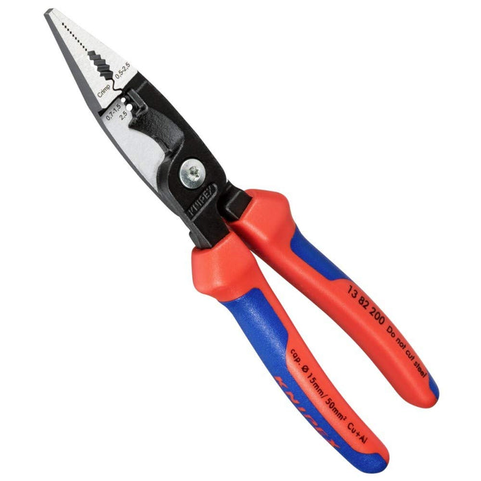 Knipex 13 82 200 Pliers for Electrical Installation with soft grip