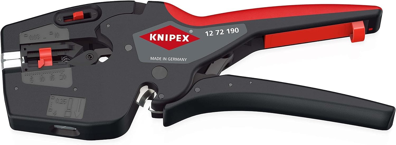 Knipex 12 72 190 NexStrip Multi-Tool for Electricians with non-slip plastic grips 190 mm