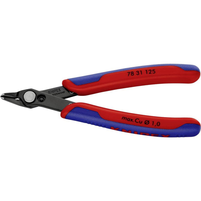 Knipex 78 31 125 Electronics Cutter "Super-Knips" 4,92" with narrow head