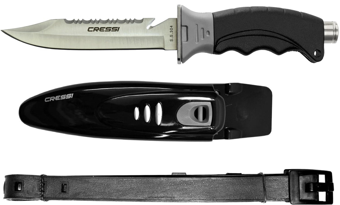Cressi Borg, Grey, Pointed Tip