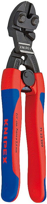 Knipex 71 22 200 Compact Bolt Cutters "CoBolt" 7,87" 20° angled with soft handle