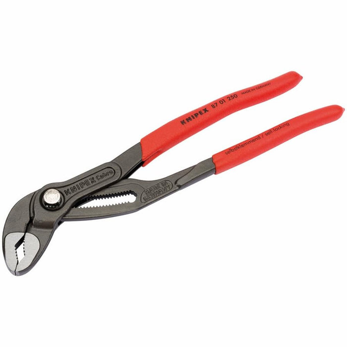 Knipex 87 01 250 Cobra Water Pump Pliers Grey Atramentized - 250mm