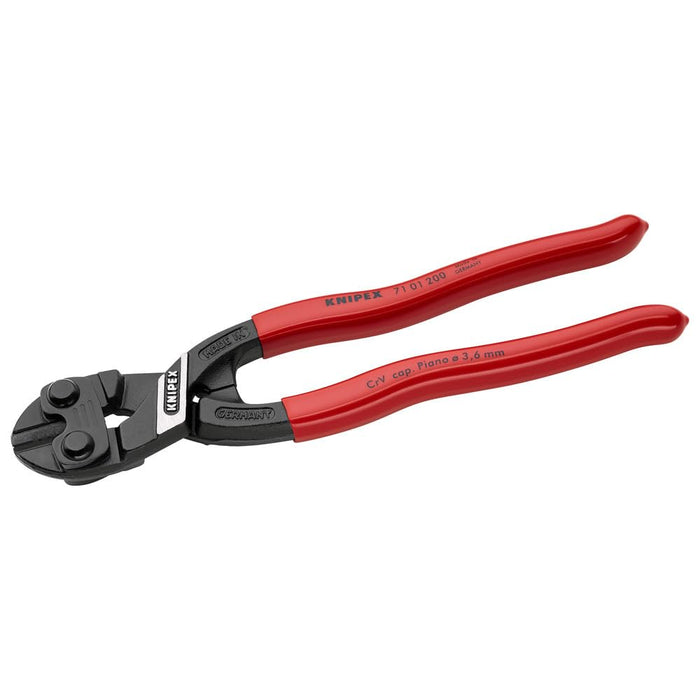 Knipex 71 01 200 8" Compact Bolt and Wire Hard Wire Cutter
