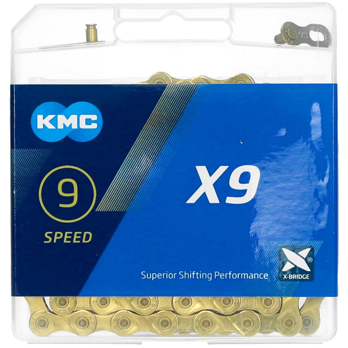 KMC BX09TI114 X9 Ti-N Gold x 114L-Box