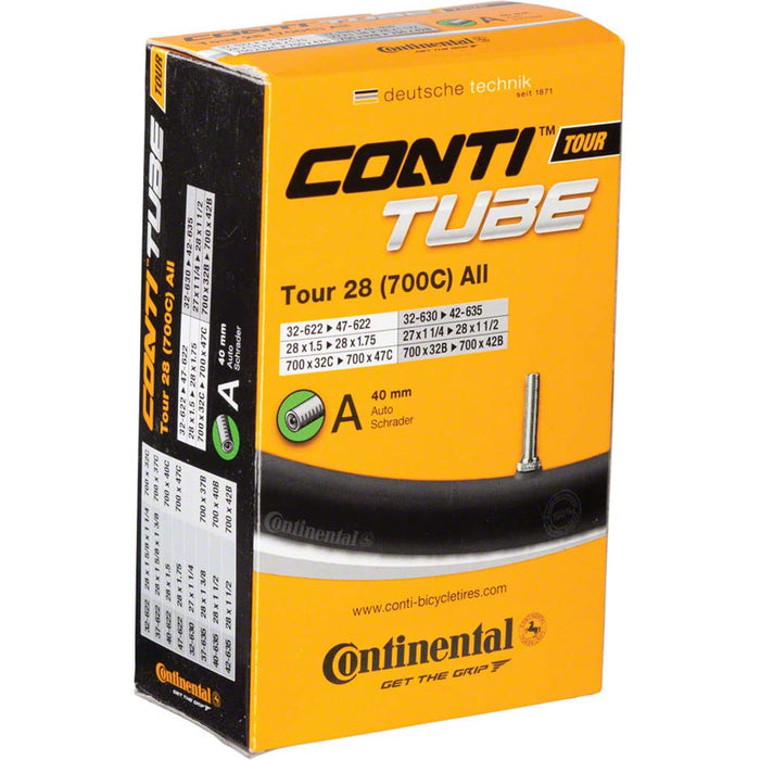 Continental Standard Tube - 700 x 32-47mm, 40mm Schrader Valve