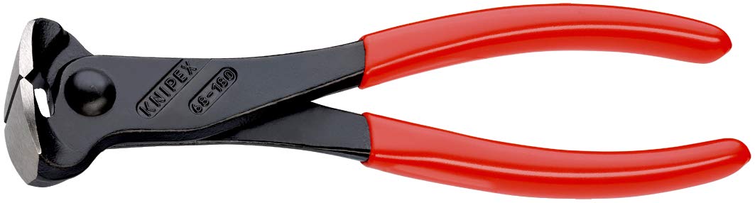 Knipex 68 01 180 End Cutting Nipper black atramentized 180 mm