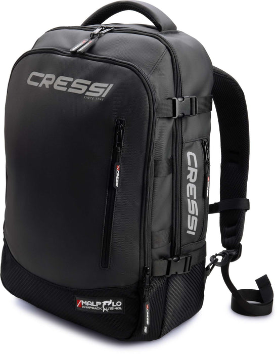 Cressi 40 Liter Malpelo Backpack - Laptop Compartment - Bottle Holder - Adjustable Straps- Compartments for Organization