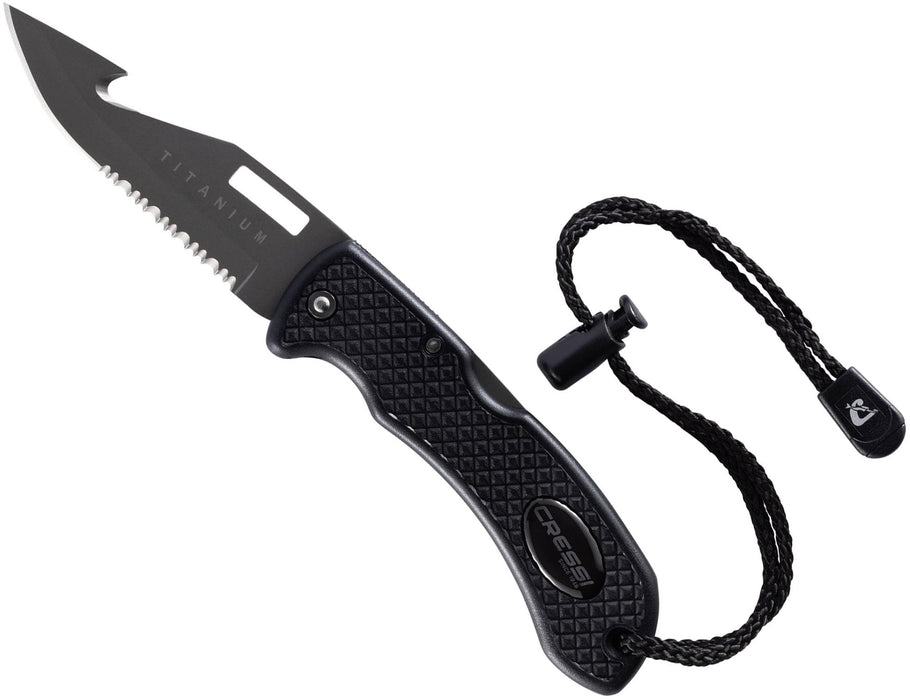 Cressi Chaku, Black, Titanium Blade