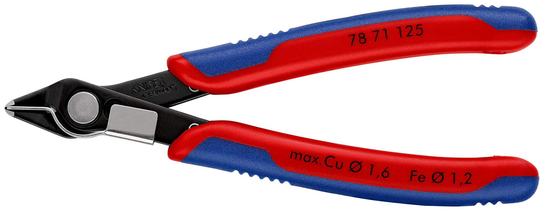 Knipex 78 71 125 SB Electronics Cutter "Super-Knips" 4, 92" Oil Hardened