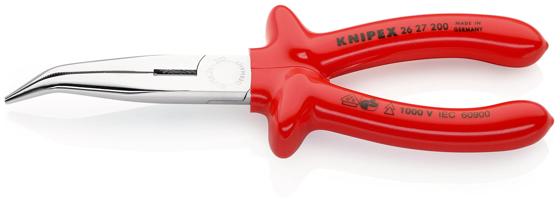 Knipex 26 27 200 Stork Beak Pliers with Dipped Insulation