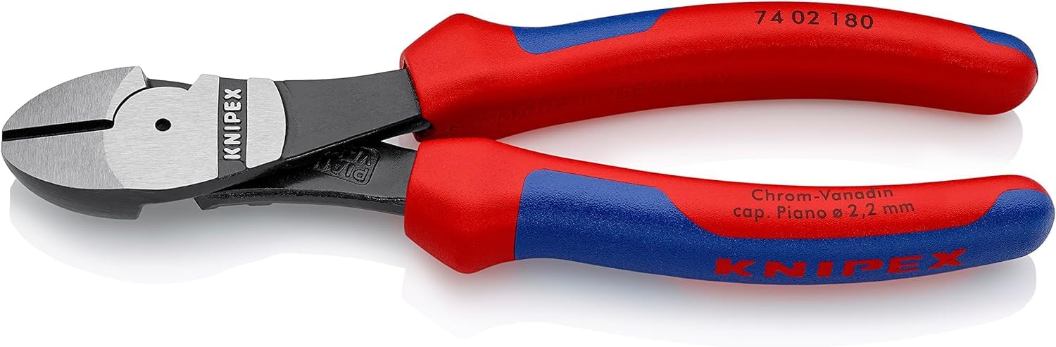 Knipex 74 02 180 SB High Leverage Diagonal Cutters 7,09" with soft handle