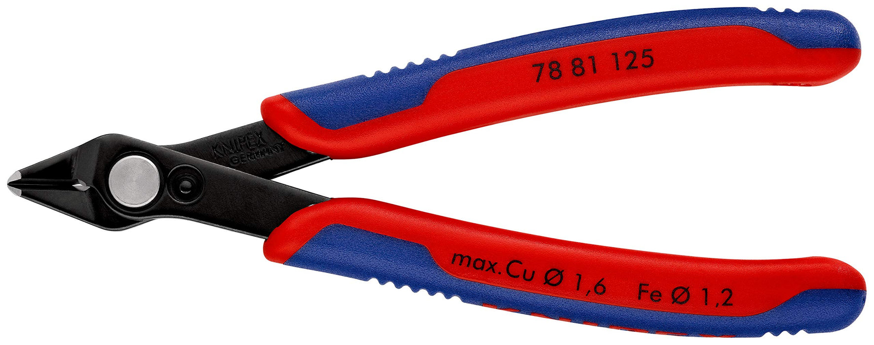 Knipex 78 81 125 SB Electronics Cutter "Super-Knips" 4, 92" with Bevel