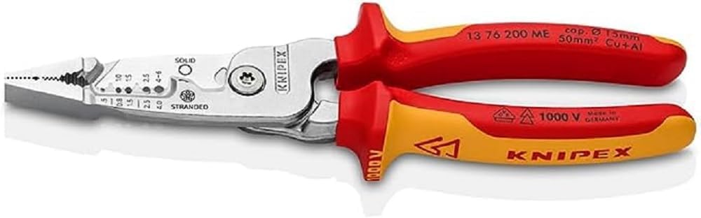 Knipex 13 76 200 ME Multifunction Electrician's Pliers Metric