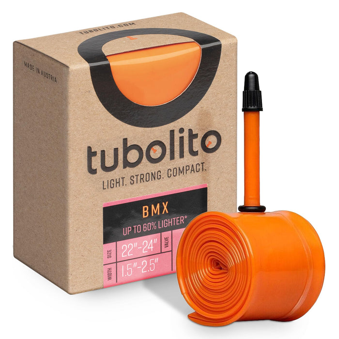 Tubolito Tubo-BMX TPU Inner Tube 22"-24” Wheel Sizes | Fits Tire Widths 1.5" - 2.5" and 1 1/8" - 1 3/8" |Presta Valve| Compatible with Rim & Disc Brakes
