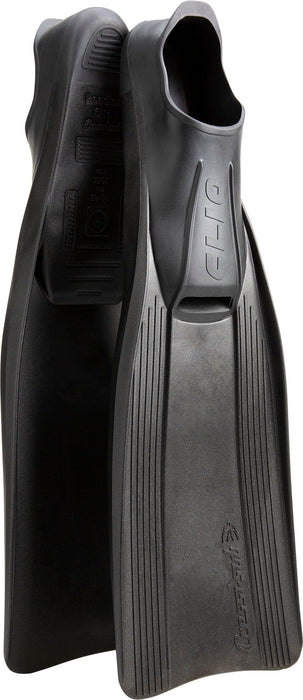 Cressi CLIO, Everlasting Family Fins for Snorkeling, Diving and Swimming, Black, 45/46