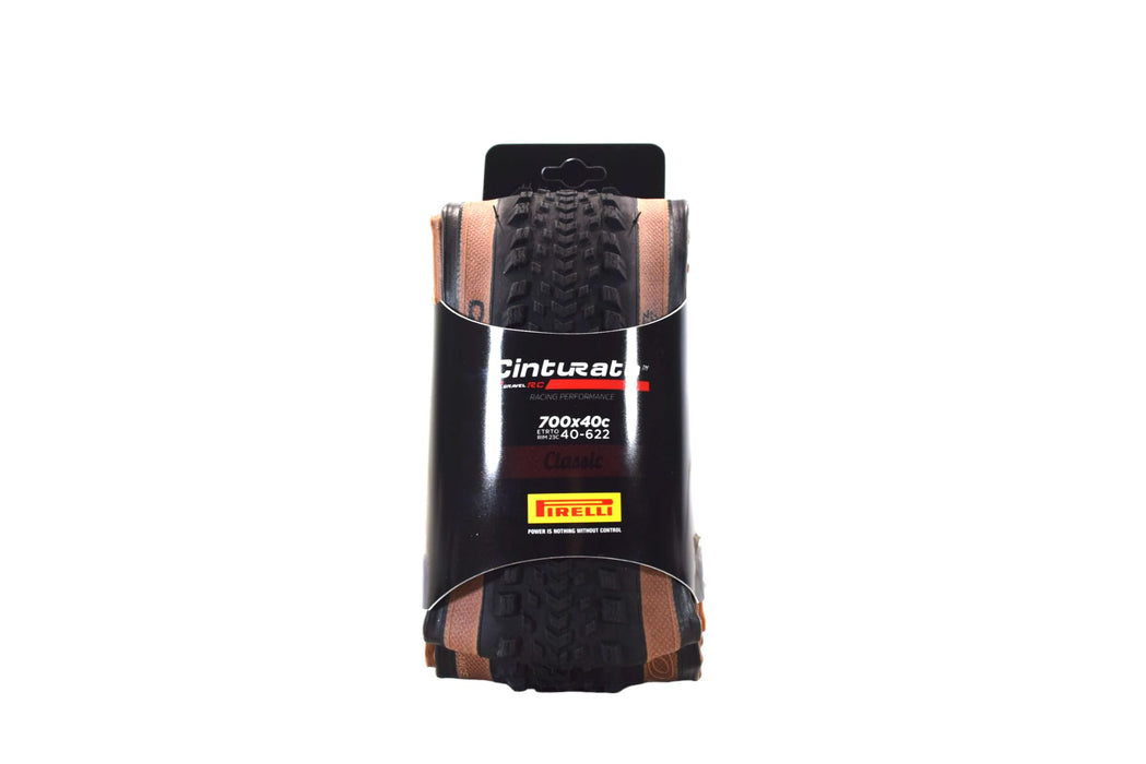 Pirelli Cinturato Gravel RC Classic 40-622 (700 x 40c) Gravel Bike Tire - Gravel Racing Specific Design for Pro-Level Performance - Higher Speeds - Enhanced Lateral Grip (1 Tire)