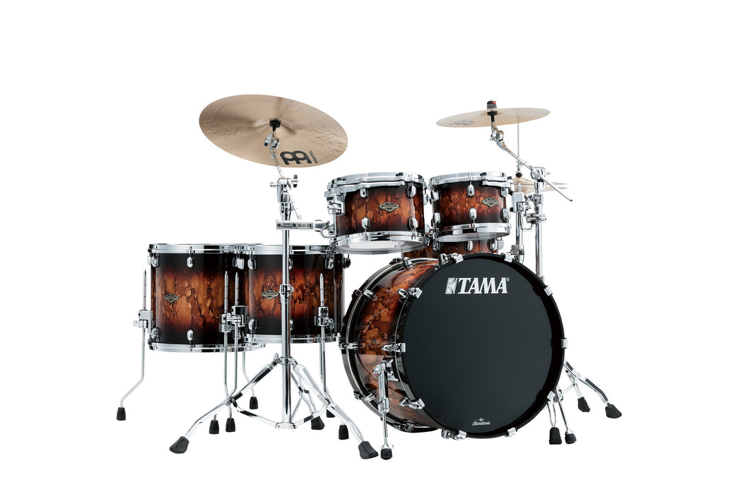TAMA Starclassic Walnut/Birch Lacquer Shell Kit 5 pcs - Molten Brown Burst/Chrome HW