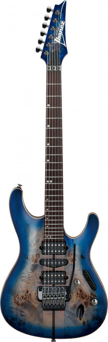 IBANEZ Premium S Electric Guitar 6-String - Cerulean Blue Burst + Gig Bag