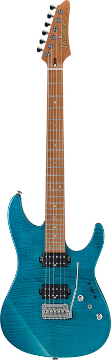 IBANEZ Martin Miller AZ Signature E-Guitar 6-String - Transparent Aqua Blue