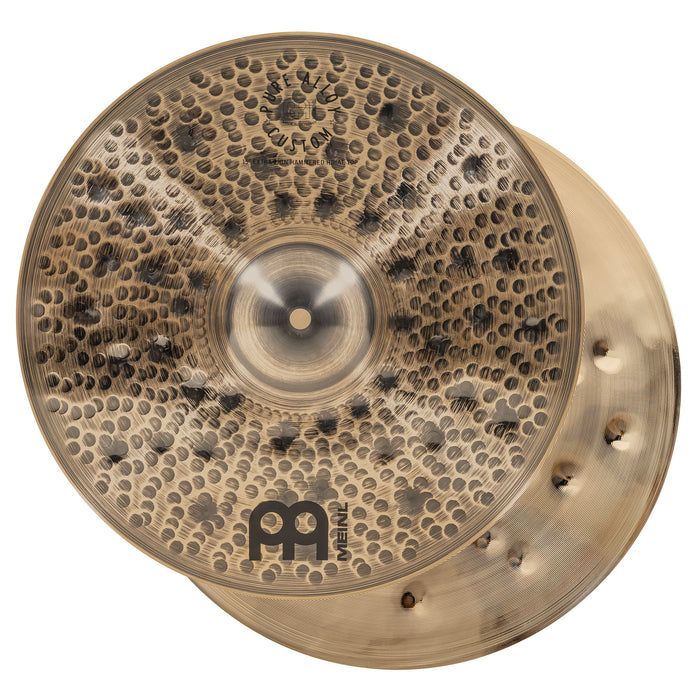 MEINL Cymbals Pure Alloy Custom Extra Thin Hammered Hihat - 15"