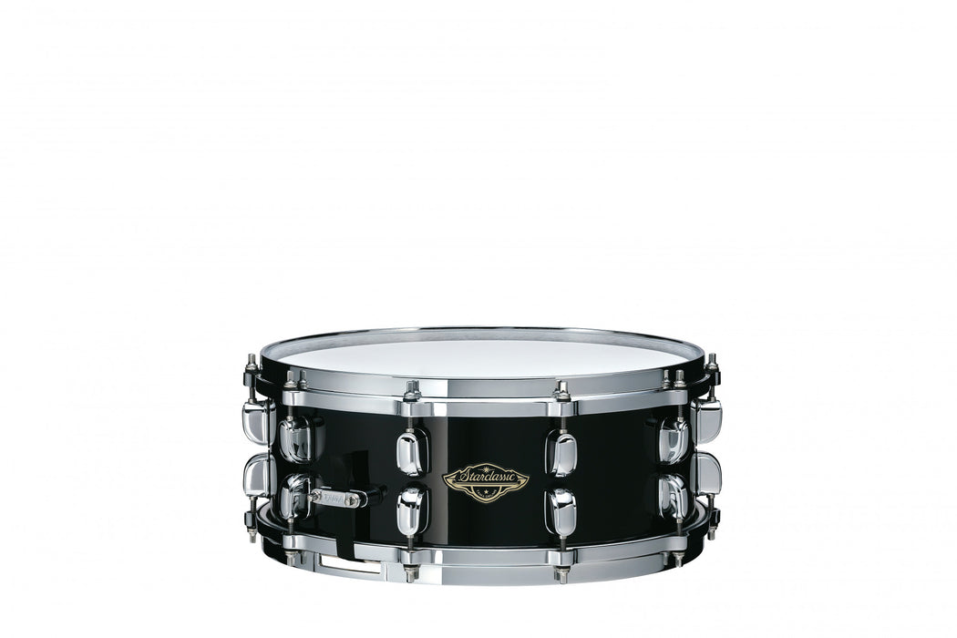 TAMA Starclassic Walnut/Birch Snare Drum 14" x 8" - Piano Black/Chrome HW