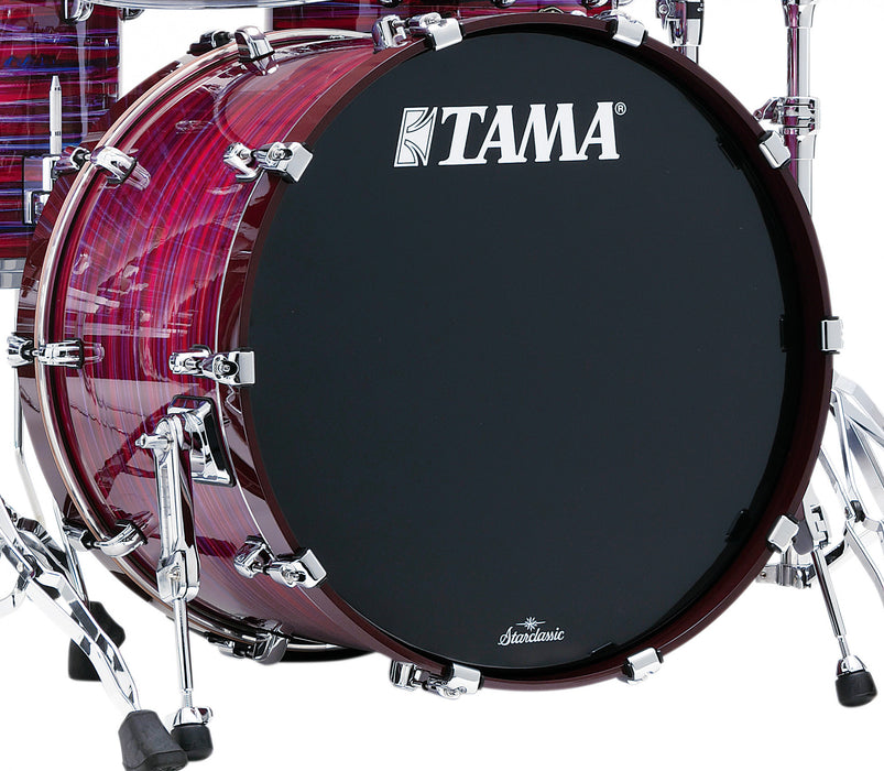 TAMA Starclassic Walnut/Birch Lacquer Bass Drum 22" x 16" - Lacquer Phantasm Oyster/Chrome HW/without Mount
