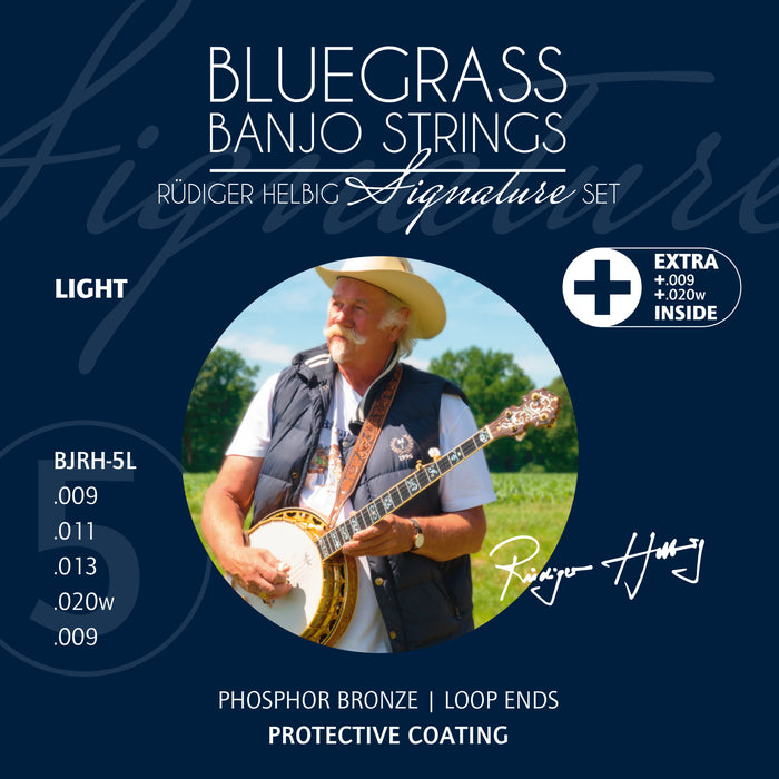 ORTEGA Rüdiger Helbig Signature Bluegrass Banjo Strings - Light