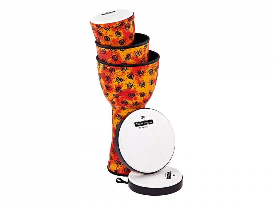 MEINL Drum Circle Djembes Series Pop Off Djembe Set - 3 pcs