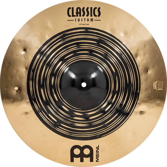 MEINL Cymbals Classics Custom Dual Crash 18"