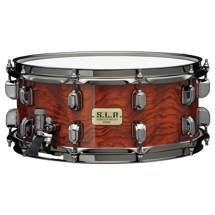 TAMA Sound Lab Project G-Bubinga Snare Drum 14" x 6"- Natural Quilted Bubinga