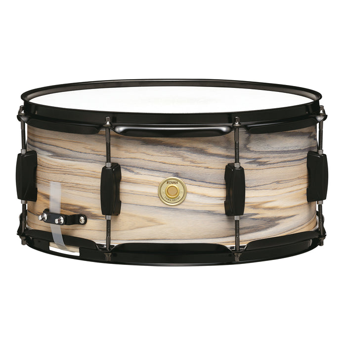 TAMA Woodworks Snare Drum 14" x 6,5" - Natural Zebrawood Wrap