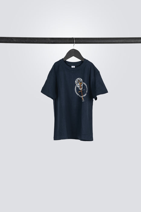 ORTEGA Skull Kids T-Shirt - Navy Blue/