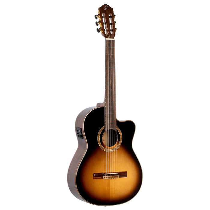 ORTEGA Performer Series 4/4 Classical Guitar 6-String - Tobacco Sunburst + Gig Bag