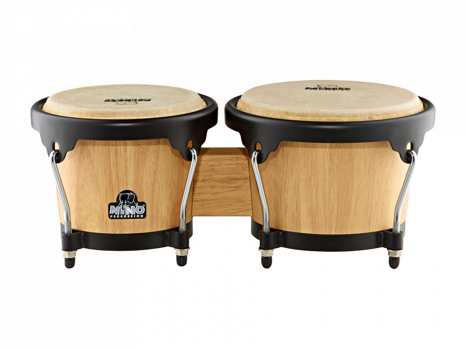 NINO Percussion Wood Bongo - 6 1/2" & 7 1/2"