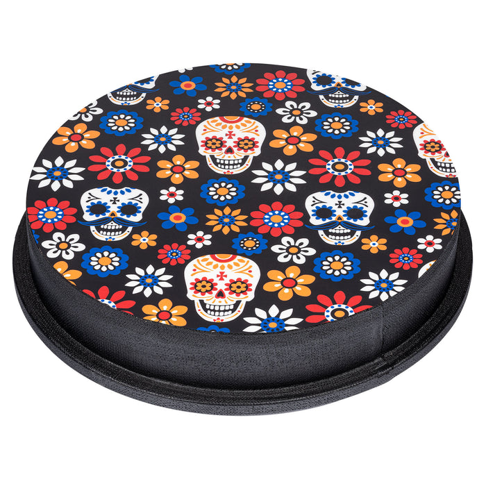 MEINL Percussion Jumbo Djembe Synthetic Head - 10" Day of the Dead