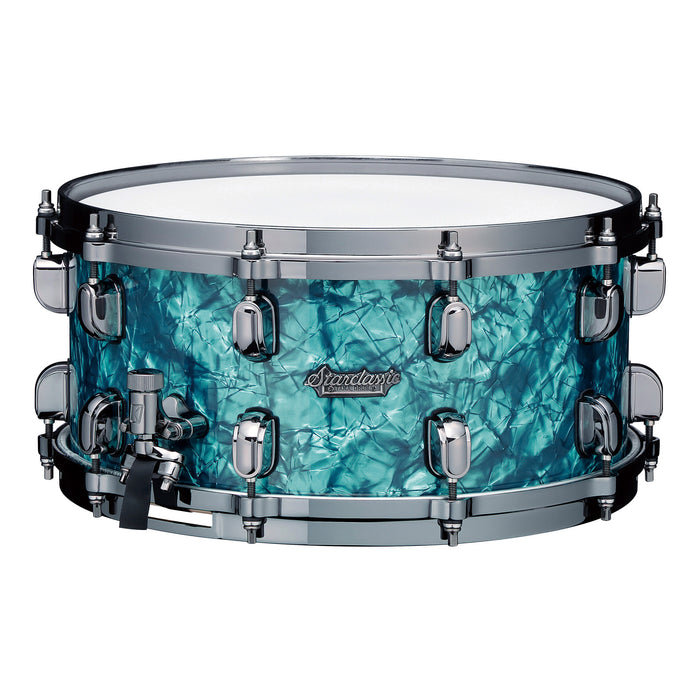 TAMA Starclassic Maple Snare Drum 14" x 6,5" - Turquoise Pearl/Black Nickel HW