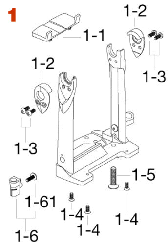 TAMA Frame Assembly for Speed Cobra Left Foot HP910LN