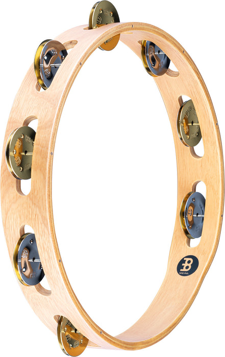 MEINL Percussion Traditional Wood Series Tambourine - 10"
